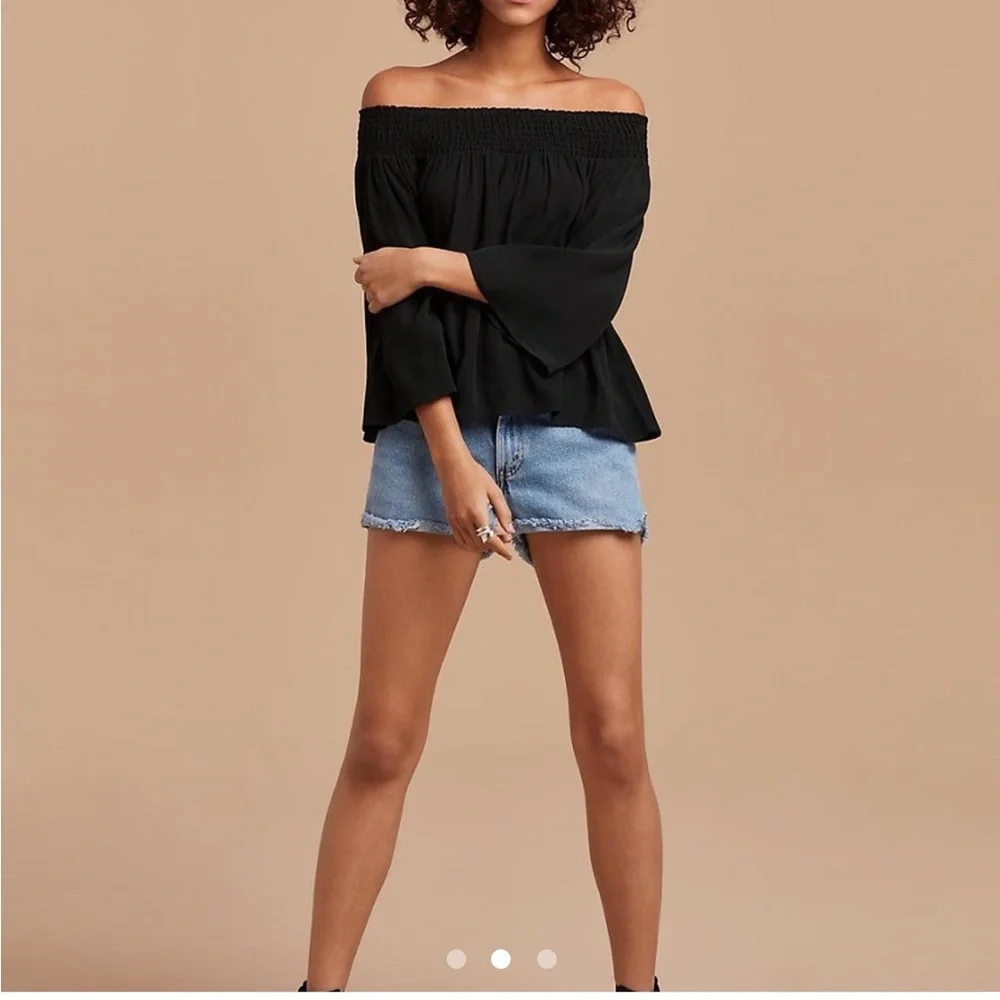 Talula x Aritzia "Marcilly" Off the Shoulder Top - Picture 3 of 4